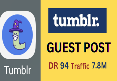 I wil Boost Your Google Ranking with Tumblr Guest Posts - Get Strong and Permanent Backlinks