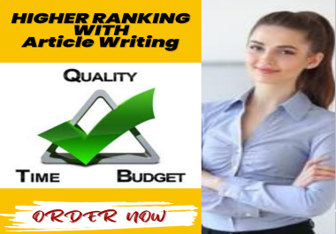  Professional Writing Service for High-Quality, 6 Original blogs, Articles and Rewrites"