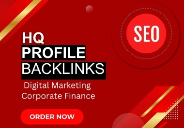 300 Manual high quality SEO profile backlinks link building