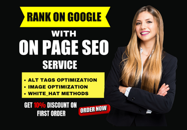 I will do pro onsite onpage SEO optimization for google top ranking