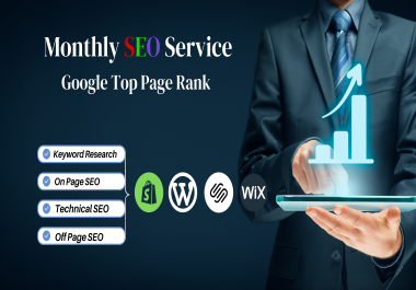 I will do best monthly SEO service