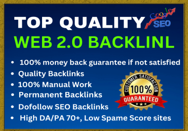 I will manually 50 web2.0 backlink