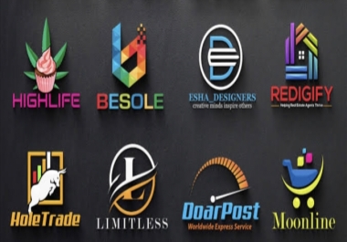 I will do modern unique 3d business logo design and redesign