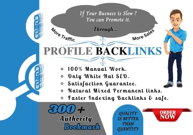 300+ HQ Link Building Services,  HQ profile Backlinks to promote your site