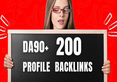 I will do 200 high da profile SEO backlinks
