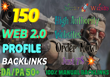 Secure 149+ High Authority Web 2.0 Blogs from DA40-70 Sites