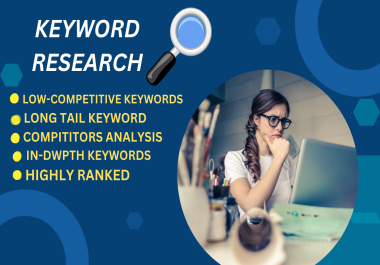 I will provide onsite seo & best keyword research.