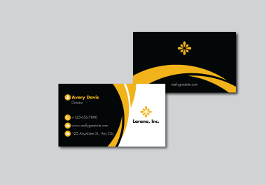I will create a modern minimalistic business card design