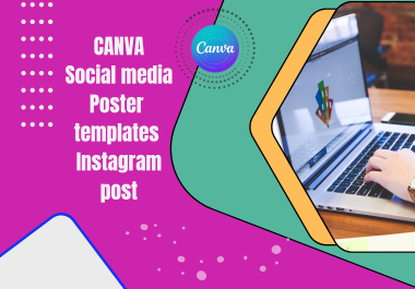 I Will design Canva, CV resume,  template,  social media post with Canva pro