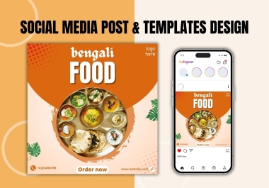 I will create Pro Social Media Templates and Instagram Post Design