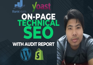 I will do Optimize Onpage technical offpage SEO service wordpress shopify