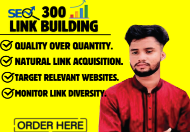 I will do link building with high da authirity site for increase traffic