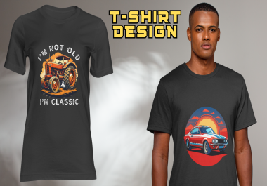 I Will Make Nice and Unique T-Shirt Design for You