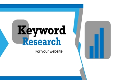I will do Keyword Research for Optimal Visibility and Success