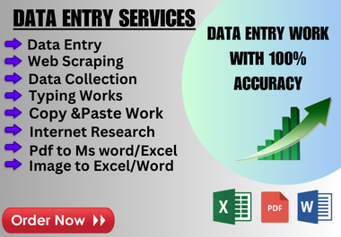 I will do data entry and lead generation in low price