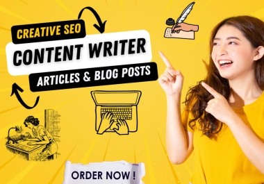 I will do professional content for your blog