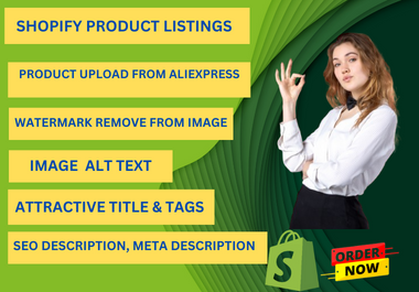 I will do attractive product listing, SEO Description and tags for 20 products