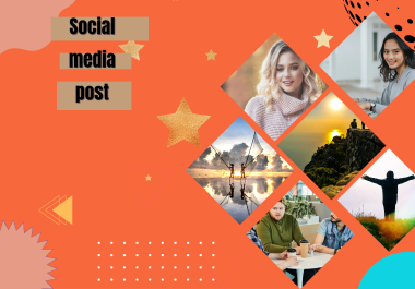 I will design social media post and Instagram template using canva pro