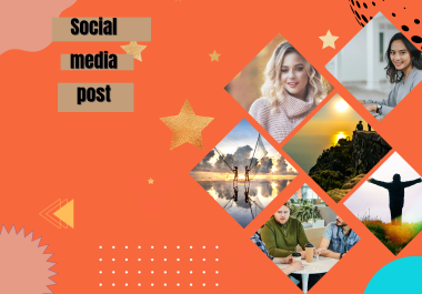 I will design social media post and Instagram template using canva pro 