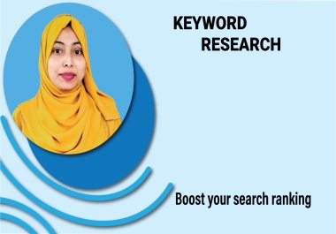 I will do premium 50 keyword research for your niche