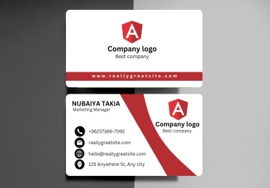 I will do modern minilalistic business card design