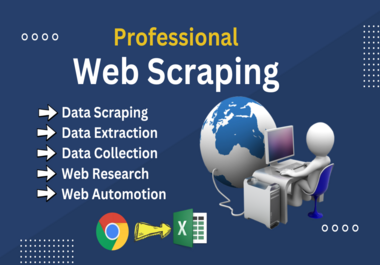 I will perform web scraping,  data scraping,  and data mining in python.