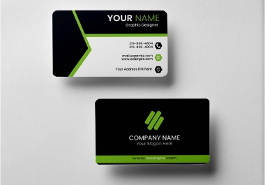 Professional minimalist unique business card design