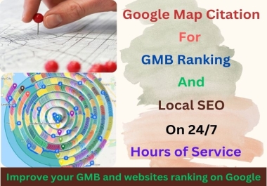 I will do 6,000 google map citation GMB rankink and local SEO