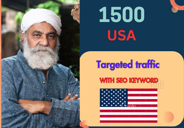 I will provide you 1500 usa country targeted traffic