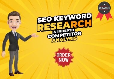 I will do profitable seo keyword research and competitor analysis for fast google ranking