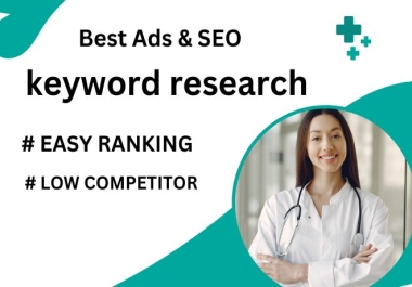 I Will create SEO keywords for your website ranking.