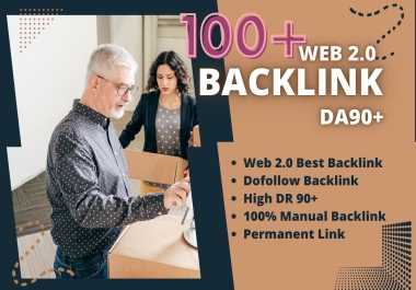 I will make 100+ high 90+DA dofollow backlinks for your web site
