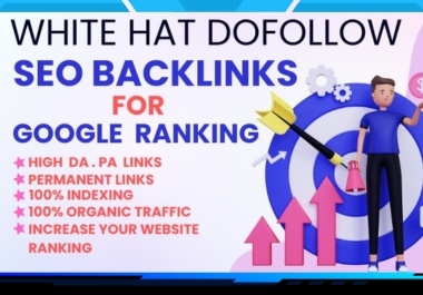 i will do The most powerful dofollow backlinks for top ranking