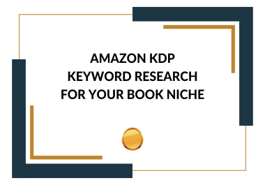 I will do 20 amazon KDP keyword research for your book niche.