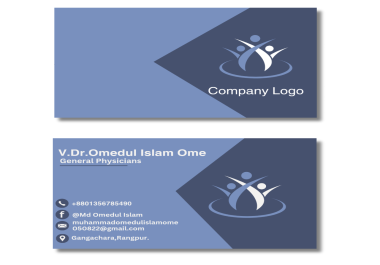 I will create a business card design.