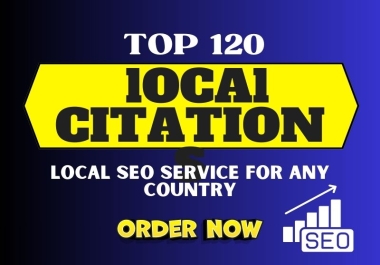 I will Provide 70 top Local Citations for any country