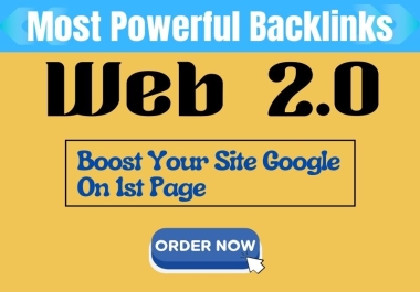 I Will build top 60+ dofollow web 2.0 backlinks with high DA/PA