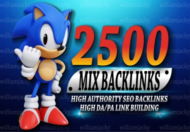 Get 2500 High Quality Mix Backlinks Package All In One White Hat SEO Links
