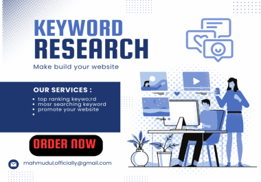 I will research top 25 keywords for your website