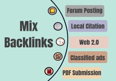 I will provide 100 Powerful Do follow Mix Backlinks to boost your website ranking