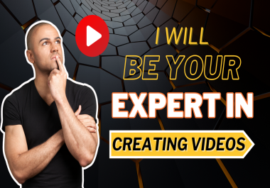 I will be your expert video creator turn your ideas into stunning visuals