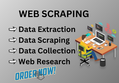 I will perform web scraping,  data scraping,  and data  mining
