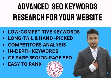 Advanced Top-rated SEO Keyword Research.