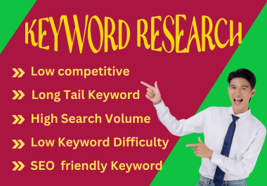 Keyword Research and Competitor Analysis for Top Rankings