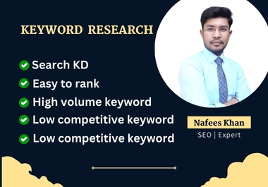 Advance SEO service and Keyword Research