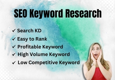 Build SEO keyword research and competitor analysis