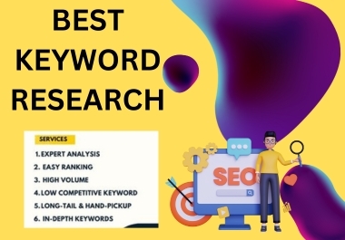 Best SEO keyword research for business & website to rank on google
