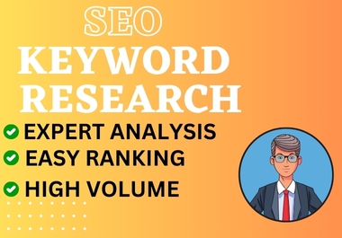 SEO keyword research and competitor analysis for local business
