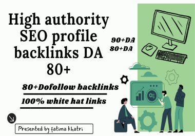 I'll create 150 backlinks with good DA profiles.