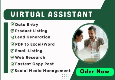 I will do data entry,lead generation and product listing